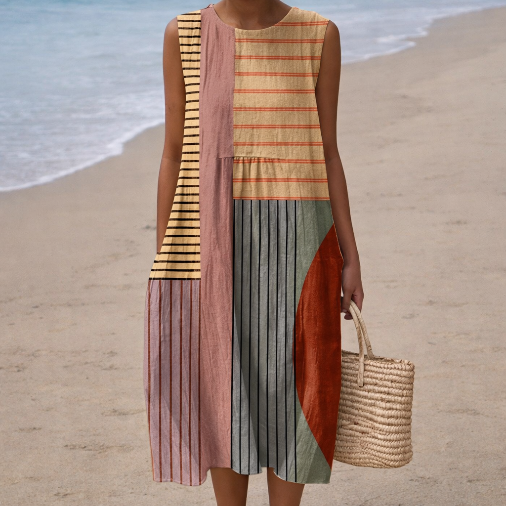 Vestido de verano cómodo sin mangas