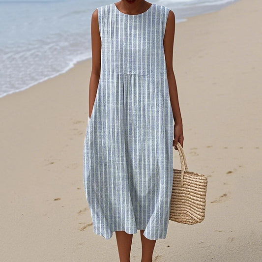 Vestido de verano cómodo sin mangas